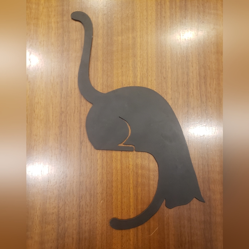 Metal Black Cat Wall Hanger Artori Design - Picture 4 of 7